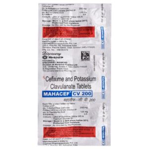 MAHACEF CV 200MG TAB ANTI-INFECTIVES CV Pharmacy