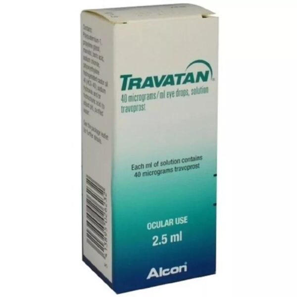 TRAVATAN  2.5ML EYE DEROPS Medicines CV Pharmacy