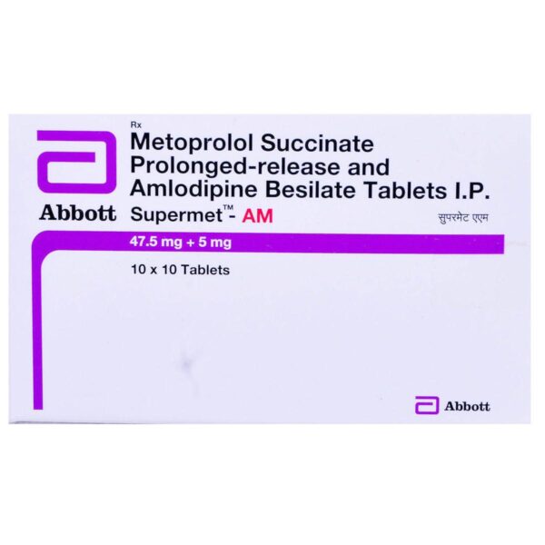 SUPERMET AM TAB BETA BLOCKER CV Pharmacy