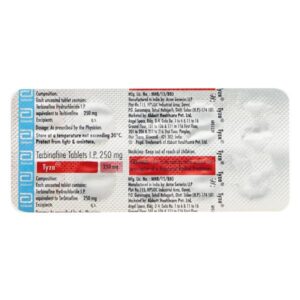 TYZA 250MG TAB Medicines CV Pharmacy