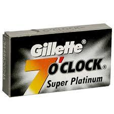 GILLETTE 7 O` CLOCK SUPER PLATINUM (BLADES) GROOMING CV Pharmacy