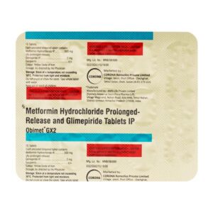 OBIMET GX 2MG TAB ENDOCRINE CV Pharmacy