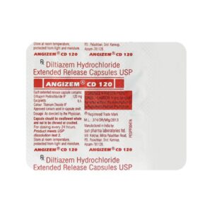 ANGIZEM CD 120MG CAP CALCIUM CHANNEL BLOCKERS CV Pharmacy