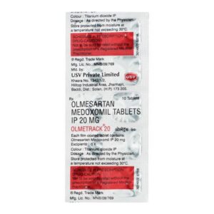 OLMETRACK 20MG TAB ANGIOTENSIN-II ANTAGONIST CV Pharmacy