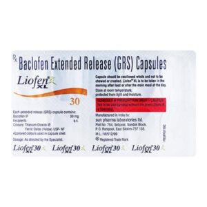 LIOFEN XL 30MG TAB Medicines CV Pharmacy