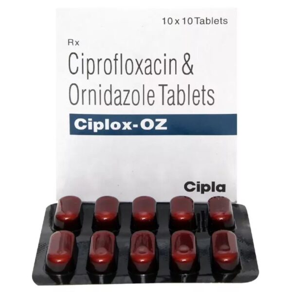 CIPLOX-OZ TAB ANTI-INFECTIVES CV Pharmacy