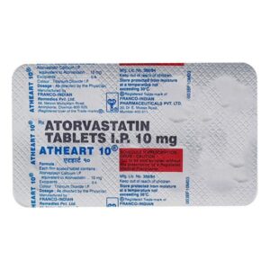 ATHEART-10 TAB ANTIHYPERLIPIDEMICS CV Pharmacy