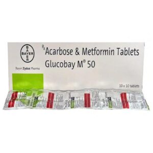 GLUCOBAY-M 50 TAB ENDOCRINE CV Pharmacy