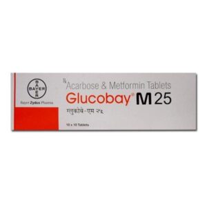 GLUCOBAY-M 25 TAB ENDOCRINE CV Pharmacy