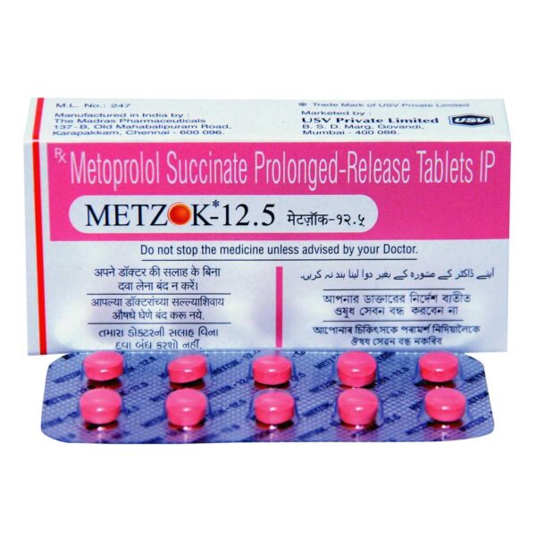 METZOK 12.5MG TAB Medicines CV Pharmacy