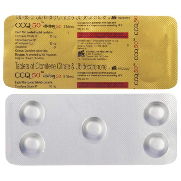 CCQ 50MG TAB 5`S Medicines CV Pharmacy