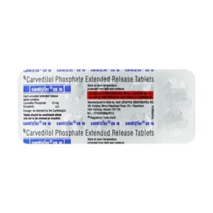 CARDIVAS CR 10MG BETA BLOCKER CV Pharmacy