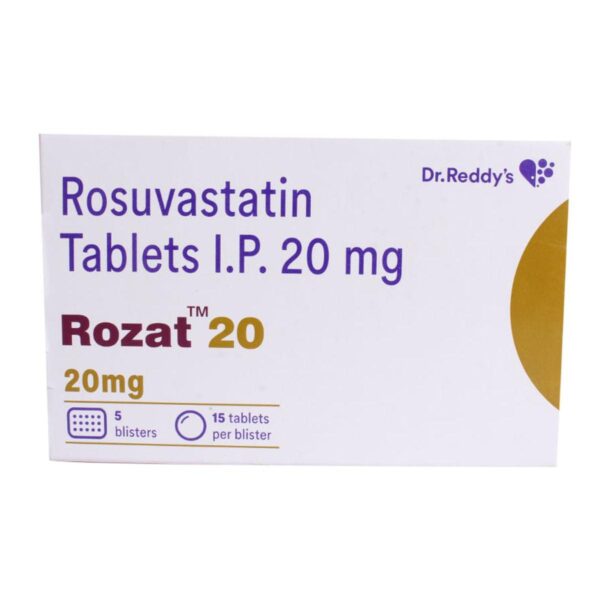 ROZAT 20MG TAB ANTIHYPERLIPIDEMICS CV Pharmacy