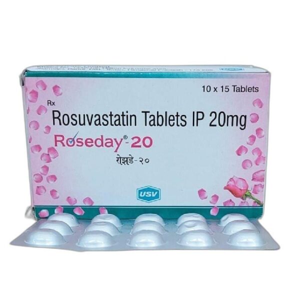 ROSEDAY 20MG ANTIHYPERLIPIDEMICS CV Pharmacy