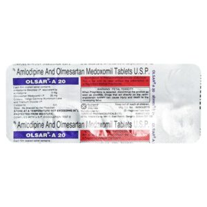 OLSAR-A 20 TAB ANGIOTENSIN-II ANTAGONIST CV Pharmacy