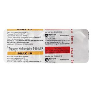 PRAX 10MG TAB Medicines CV Pharmacy