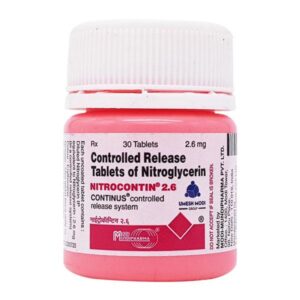 NITROCONTIN 2.6MG TAB 30`S Medicines CV Pharmacy