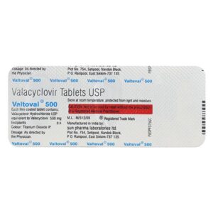 VALTOVAL 500MG TAB 3`S ANTI-INFECTIVES CV Pharmacy
