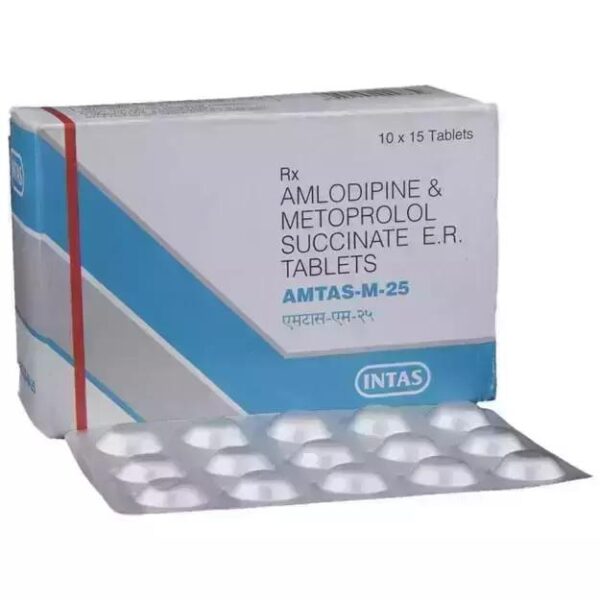 AMTAS-M 25MG TAB BETA BLOCKER CV Pharmacy