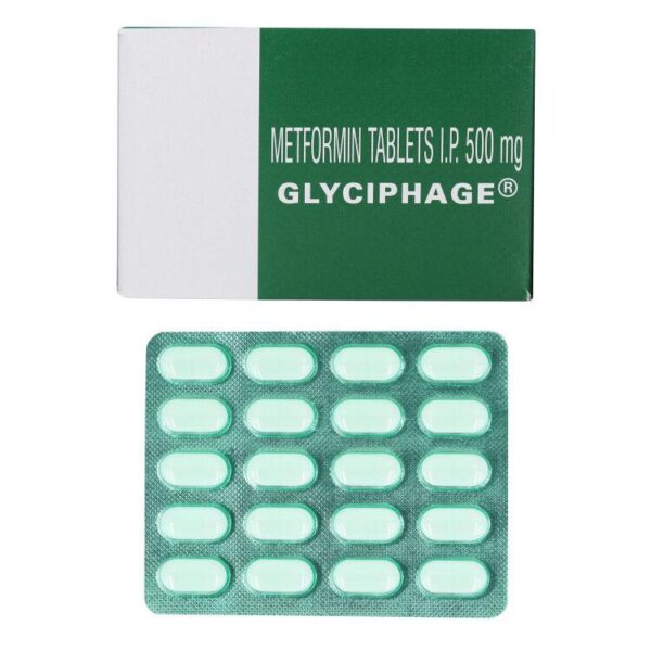 GLYCIPHAGE (500MG) TAB ENDOCRINE CV Pharmacy