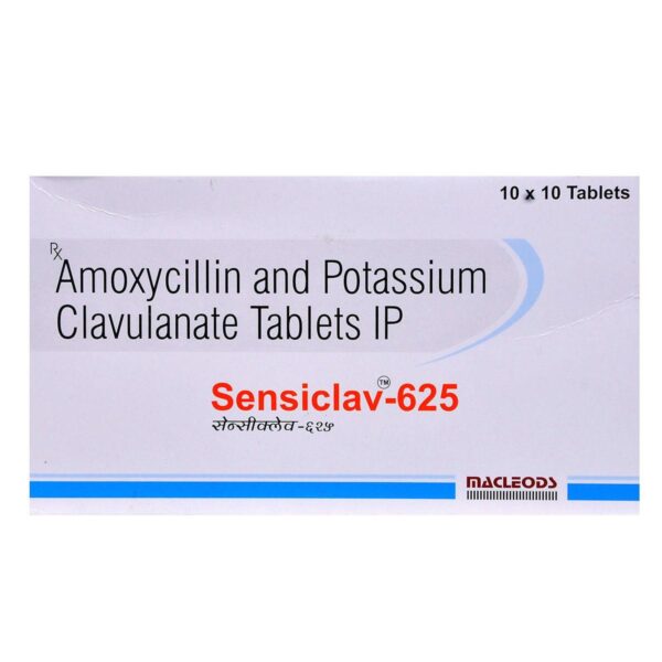 SENSICLAV 625 TAB ANTI-INFECTIVES CV Pharmacy