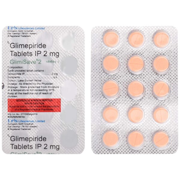 GLIMISAVE 2 TAB ENDOCRINE CV Pharmacy