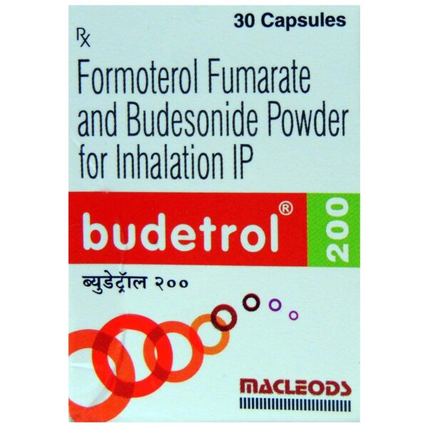 BUDETROL 200 ROTACAP 30`S ANTIASTHAMATICS CV Pharmacy