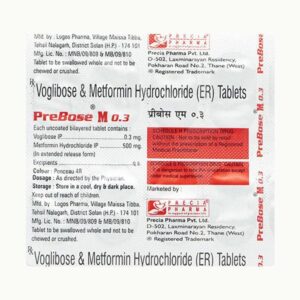 PREBOSE 0.3 TAB ENDOCRINE CV Pharmacy