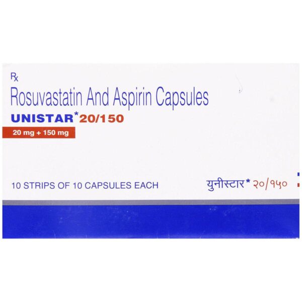 UNISTAR 20/150MG CAP ANTIHYPERLIPIDEMICS CV Pharmacy