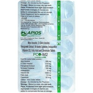 PCO-M2 TAB Medicines CV Pharmacy