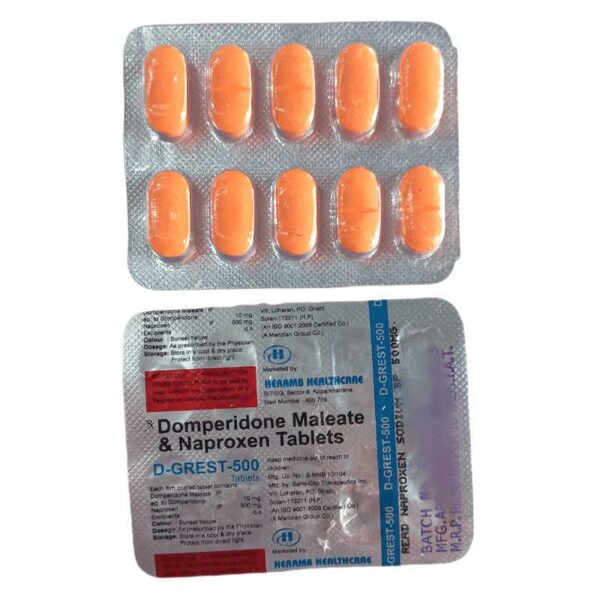 D-GREST 500 TAB ANALGESICS AND ANTIPYRETICS CV Pharmacy