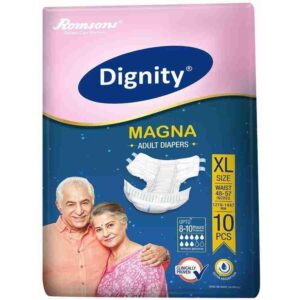 DIGNITY MAGNA ADULT DIAPERS (XL )10PCS DIAPERS & PANTS FOR ADULTS CV Pharmacy