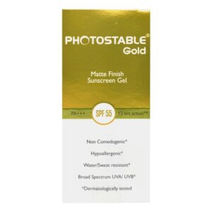 PHOTOSTABLE GOLD SUNSCREEN GEL Medicines CV Pharmacy