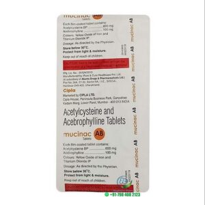 MUCINAC-AB TABLET Medicines CV Pharmacy