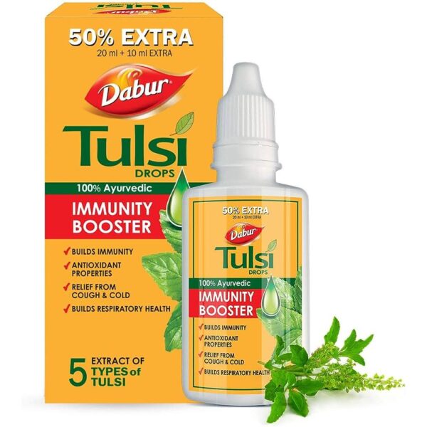 TULSI DROPS 30ML (DABUR) AYURVEDIC CV Pharmacy