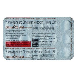 OLMAT AM 20 TAB ANGIOTENSIN-II ANTAGONIST CV Pharmacy