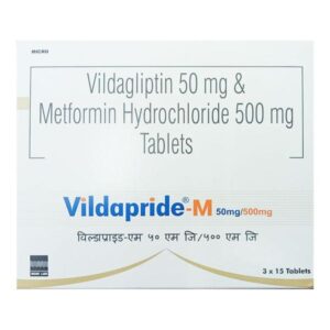 VILDAPRIDE-M 500MG TAB ENDOCRINE CV Pharmacy