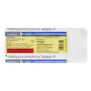 REDNISOL 4MG TAB GLUCOCORTICOIDS CV Pharmacy