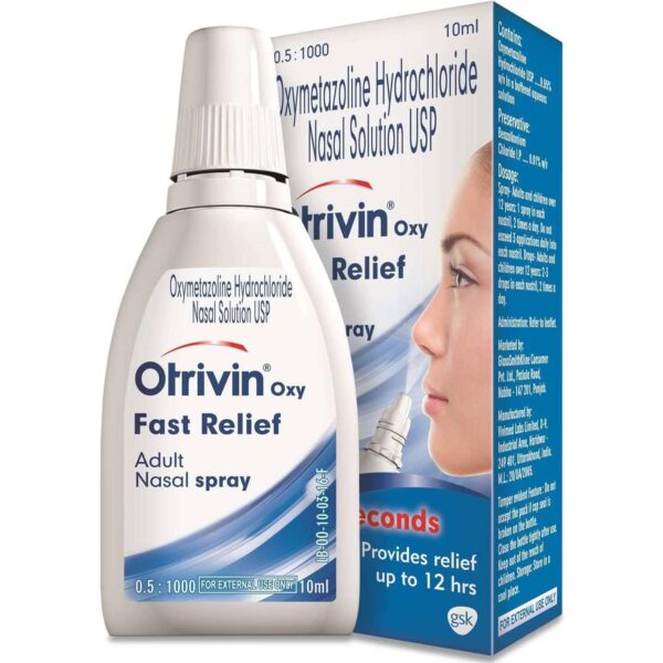 OTRIVIN MOISTURIZING ADULT NASAL SPRAY ENT CV Pharmacy