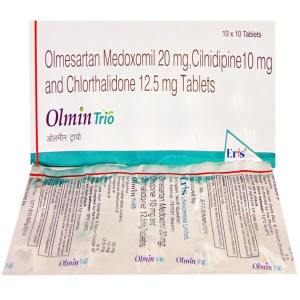 OLMIN TRIO 20 TAB ANGIOTENSIN-II ANTAGONIST CV Pharmacy