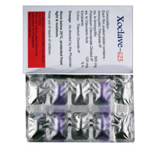 XOCLAVE 625MG TAB ANTI-INFECTIVES CV Pharmacy