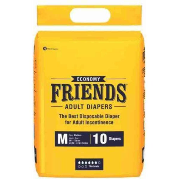 FRIENDS ADULT ECONOMY DIAPER (M) 10`S MISCELLANEOUS CV Pharmacy