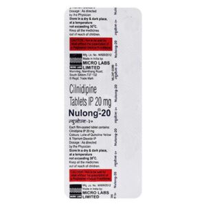 NULONG 20MG TAB CALCIUM CHANNEL BLOCKERS CV Pharmacy