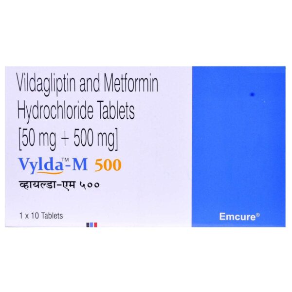 VYLDA M 500 TAB ENDOCRINE CV Pharmacy 2