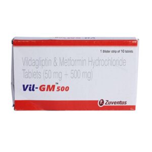 VIL GM 500 TAB ENDOCRINE CV Pharmacy