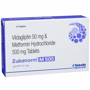 ZUKANORM-M 500MG TAB ENDOCRINE CV Pharmacy