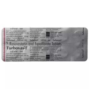 TURBOVAS F TAB ANTIHYPERLIPIDEMICS CV Pharmacy