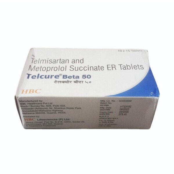 TELCURE BETA 50 TAB ANGIOTENSIN-II ANTAGONIST CV Pharmacy