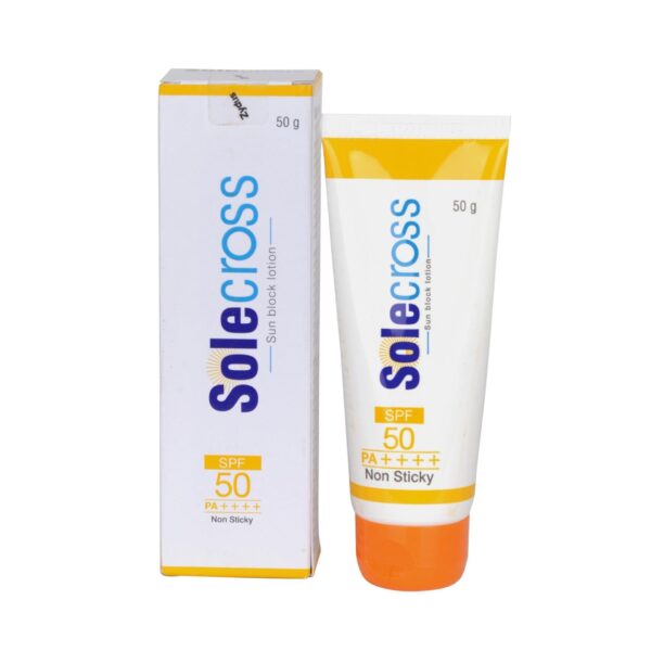 SOLECROSS SUN BLOCK LOTION 50G DERMATOLOGICAL CV Pharmacy