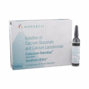 CALCIUM SANDOZ INJ 10ML ( CALCIUM GLUCONATE INJ ) Medicines CV Pharmacy